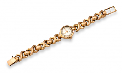 Reloj CERTINA años 50 en oro de 18K .