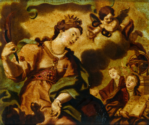 ESCUELA ESPAÑOLA, SIGLO XVIIISanta Catalina.