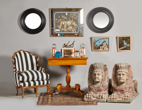 Mesa de juego de madera frutal.Trabajo inglés, S. XIX.