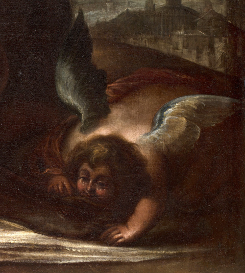ALONSO CANO (Granada, 1601 - 1667) Cristo muerto sostenido