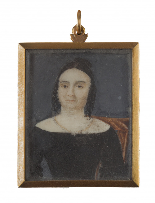 ESCUELA ESPAÑOLA, SIGLO XIXRetrato de dama