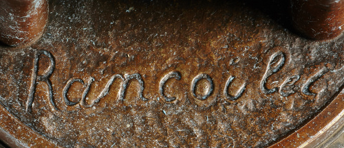 Ernest Rancoulet (1870-1925).“Pillo”.Figura en calamina.