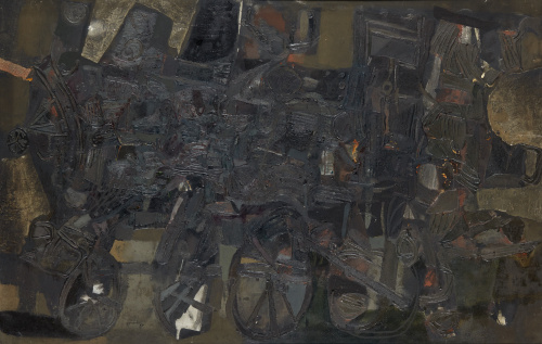 JUAN GENOVÉS (Valencia, 1930)“Tren”, 1959