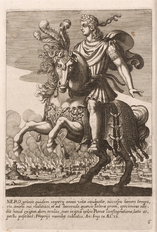 ESCUELA ESPAÑOLA, SIGLO XVII“Cesar Augusto”, “Tiberio”, “C