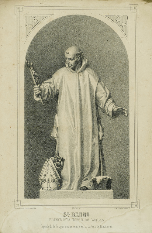 JOSÉ VALLEJO Y GALEAZO (1821- 1882)San Bruno que se vener