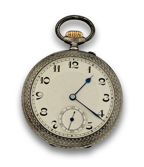 Reloj Lepine Art-Decó Inglés en plata.