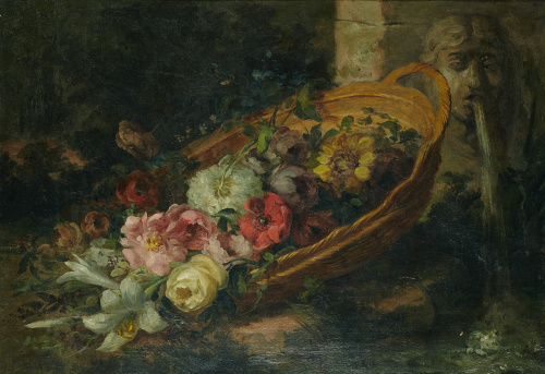 MIGUEL PARRA ABRIL (Valencia, 1780- Madrid, 1846)Cesta de 