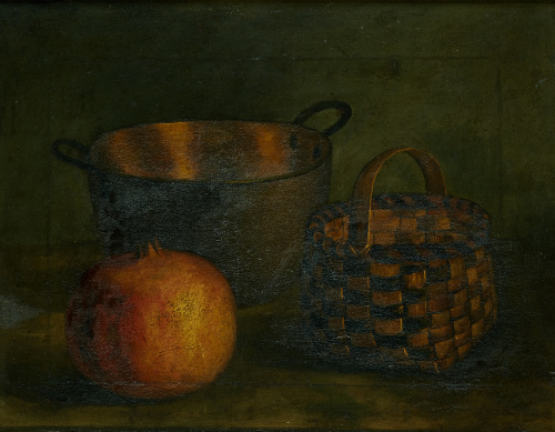 ESCUELA ESPAÑOLA, SIGLO XIXBodegón de espárragos y bodegón