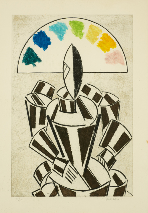 MANOLO VALDÉS (Valencia, 1942)“Reina Mariana”, 1983