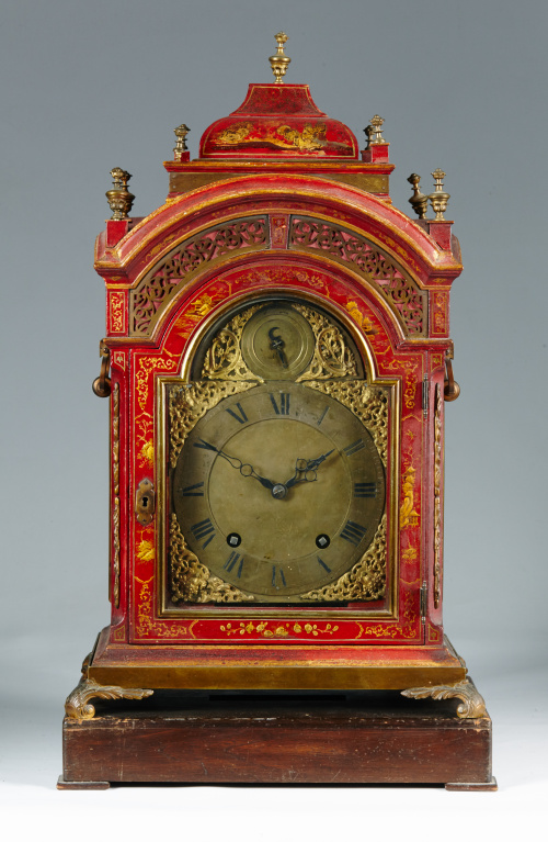 Charles Le Roy, ff. del S. XVIII.Reloj bracket con caja in