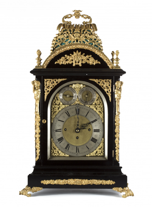 Reloj de sobremesa tipo “Bracket” de época victoriana, sobr