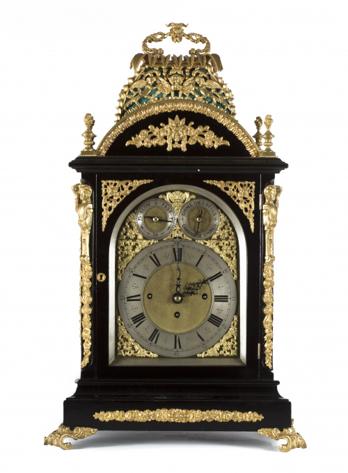 Reloj de sobremesa tipo “Bracket” de época victoriana, sobr