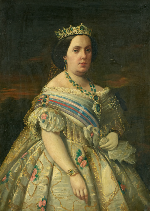 ESCUELA ESPAÑOLA, FF. S. XIXRetrato de Isabel II.