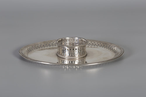 Mancerina Carlos IV de plata en su color, alero de decoraci