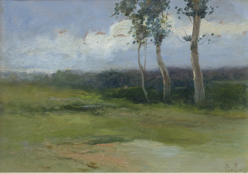 ESCUELA ESPAÑOLA, PRINCIPIOS SIGLO XXConjunto de tres paisa