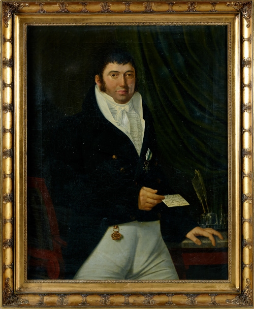LUIS BOCCIA (Escuela itaiana, primera mitad S. XIX)Retrato