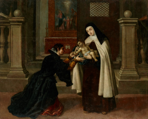 CRISTOBAL GARCÍA SALMERÓN (1603- 1666)Santa Teresa resucit