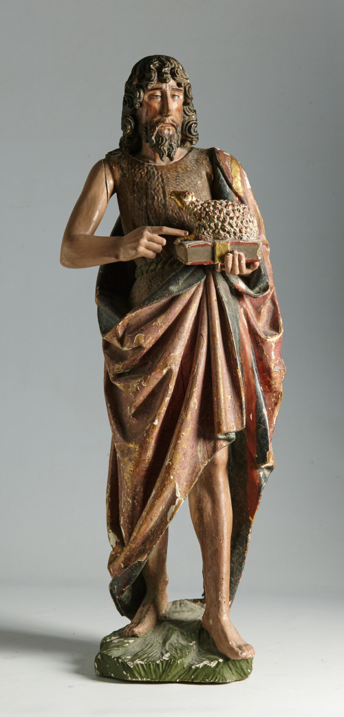 Escuela burgalesa, S. XVI“San Juan Bautista”Madera policr