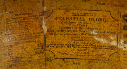 Pareja de globos de biblioteca publicados por Malby’s.Uno 