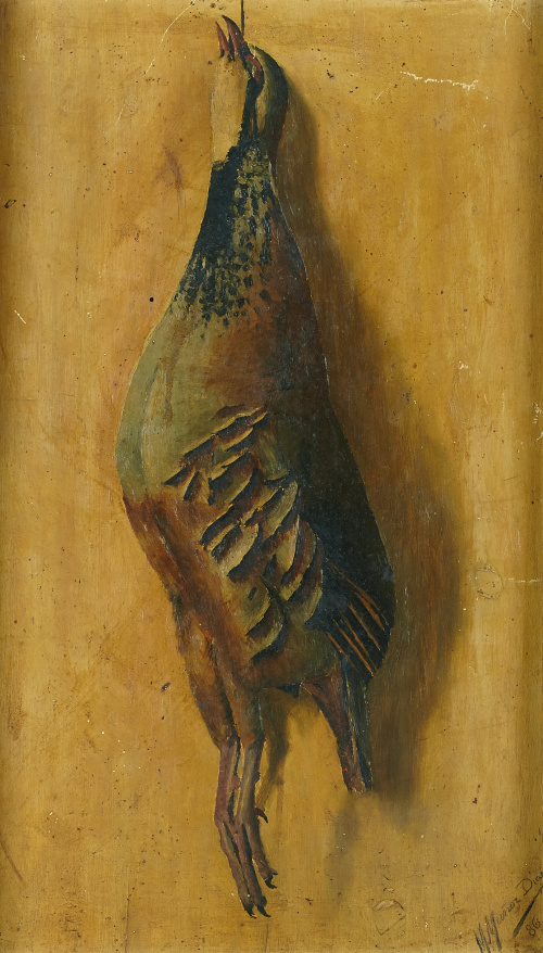 MARÍA MUÑOZ DÍAZ (Escuela malagueña, ff. S. XIX)“Perdiz” y