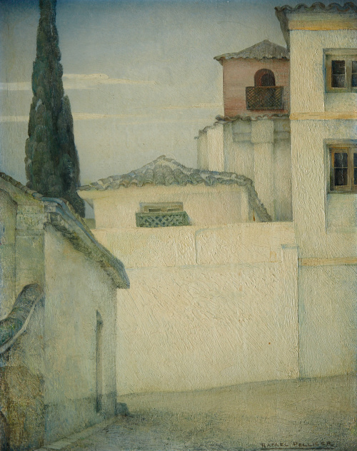 RAFAEL PELLICER (Madrid, 1906 - 1963)“La casa de las monja