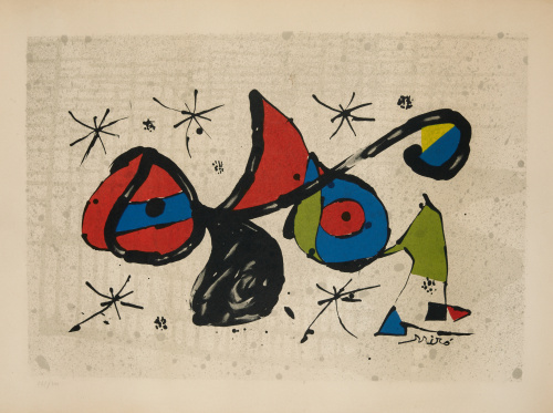 JOAN MIRÓ (Barcelona, 1893 - Palma de Mallorca, 1983)“Home
