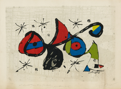 JOAN MIRÓ (Barcelona, 1893 - Palma de Mallorca, 1983)“Home