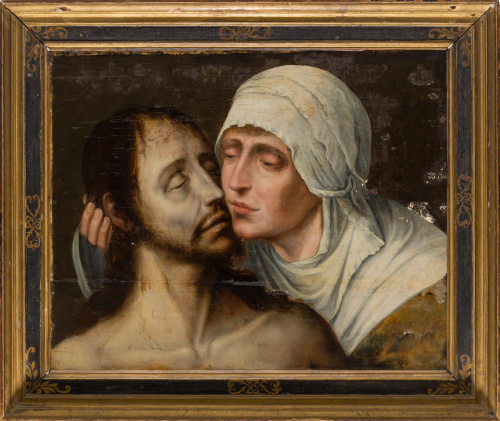 CÍRCULO DE QUENTIN METSYS (Escuela flamenca, siglo XVI)Pie