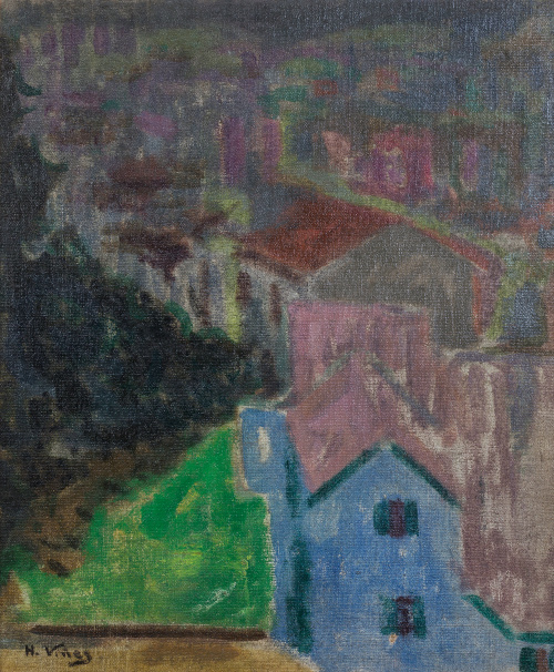 HERNANDO VIÑES (París, 1904 - 1993)Paisaje, c.1937