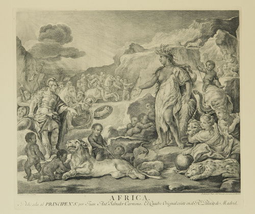 LUCAS JORDÁN (dibujó) JUAN ANTONIO SALVADOR CARMONA (grabó)