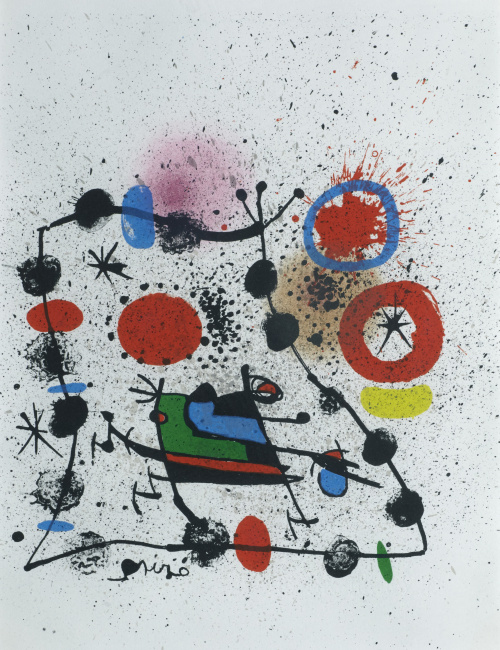 JOAN MIRÓ (Barcelona, 1893 - Palma de Mallorca, 1983)“Catá