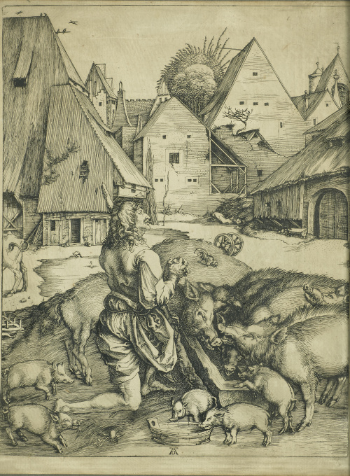 ALBERTO DURERO (Nuremberg, 1471- 1528)El Hijo pródigo entr