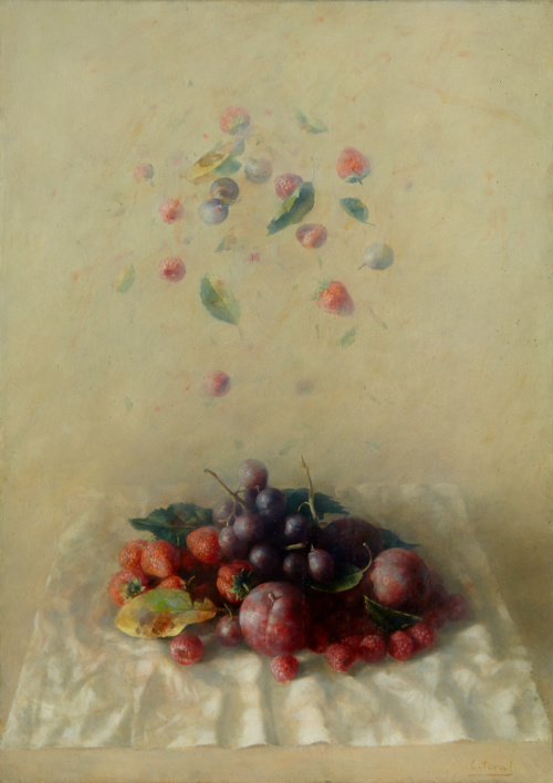 CRISTÓBAL TORAL (Torre-Alhaquime, 1940)Bodegón de frutas