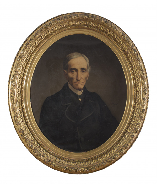 ESCUELA ESPAÑOLA, SIGLO XIXPareja de retratos