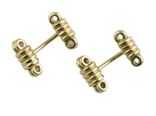 Gemelos dobles con diseño de sogas unidas por sistema rígido