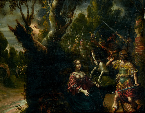 ESCUELA ITALIANA, SIGLO XVIIICirce convierte en animales a