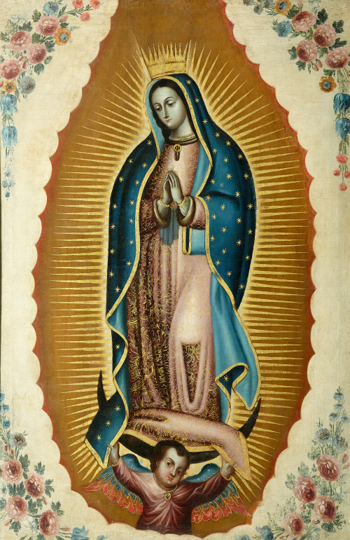 ESCUELA MEXICANA, SIGLO XVIIIVirgen de Guadalupe.