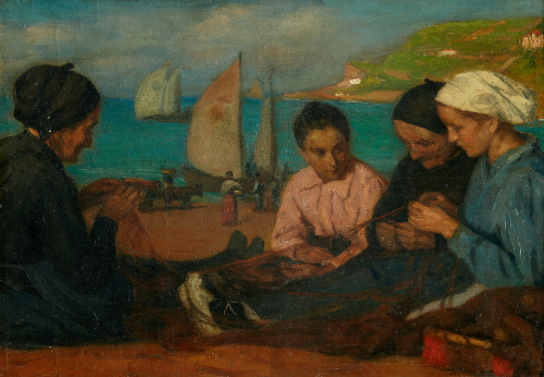 ESCUELA ESPAÑOLA, SIGLO FF. SIGLO XIX-PP SIGLO XX.Vascas co