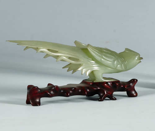 Faisán en jadeitaChina S. XX