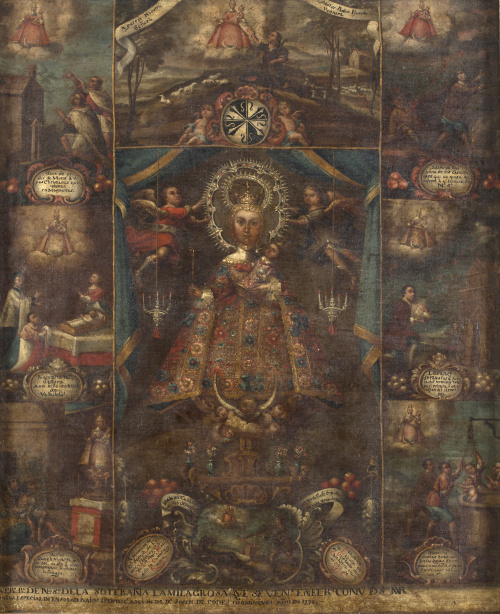 ESCUELA ESPAÑOLA, 1772Verdadero retrato de Nuestra Señora 