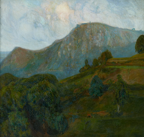 FRANCISCO LLORENS Y DÍAZ (La Coruña, 1874 - 1948)Paisaje de