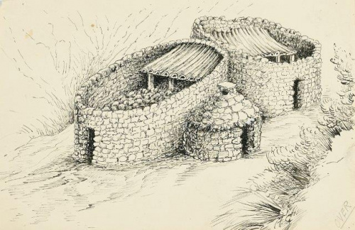 COLECCIÓN DE 54 DIBUJOS ORIGINALES DE ABEL CHAPMAN (1851-192