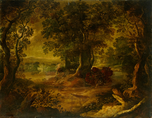 CIRCULO DE JAN BRUEGHEL EL JOVEN (Escuela flamenca , siglo 