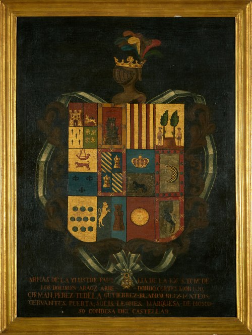 ESCUELA ESPAÑOLA, SIGLO XIXEscudo de armas de la Casa de S