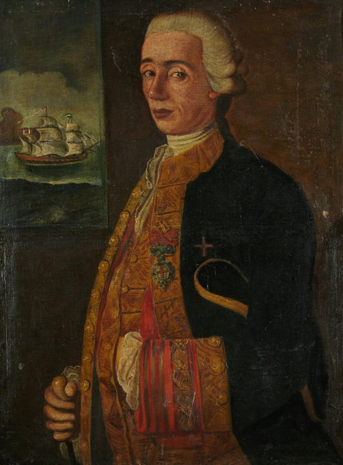 ESCUELA ESPAÑOLA, SIGLO XVIIIRetrato de un marino.
