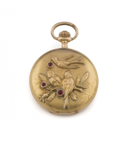 Reloj saboneta de pp s XX INVICTA en oro de 18K con pajarit