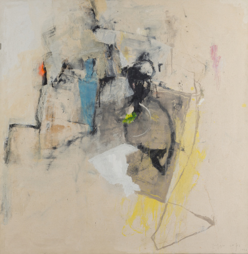 JOAQUÍN CAPA (Santander, 1941)“Bodegón ocre”, 1992