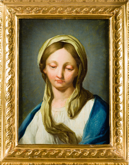 ESCUELA ESPAÑOLA, SIGLO XVIIIVirgen en oración.