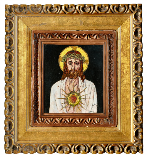 Daniel Zuloaga (1852-1921)Cristo con la corona de Espinas.