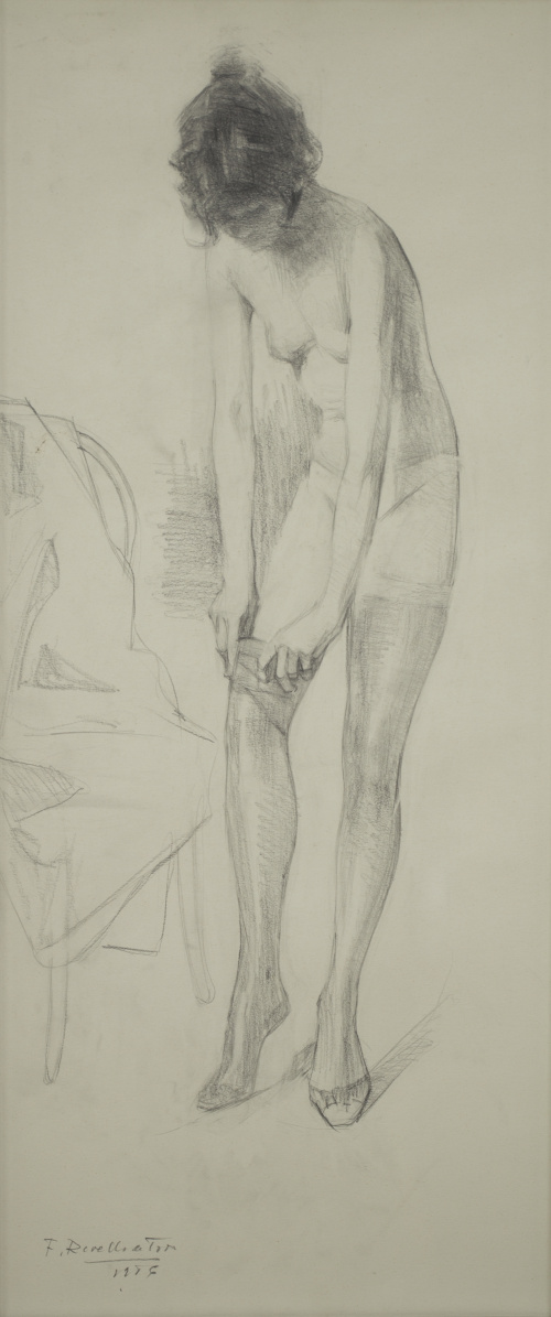 FÉLIX REVELLO DE TORO (Málaga, 1926)Figura femeninia, 1986